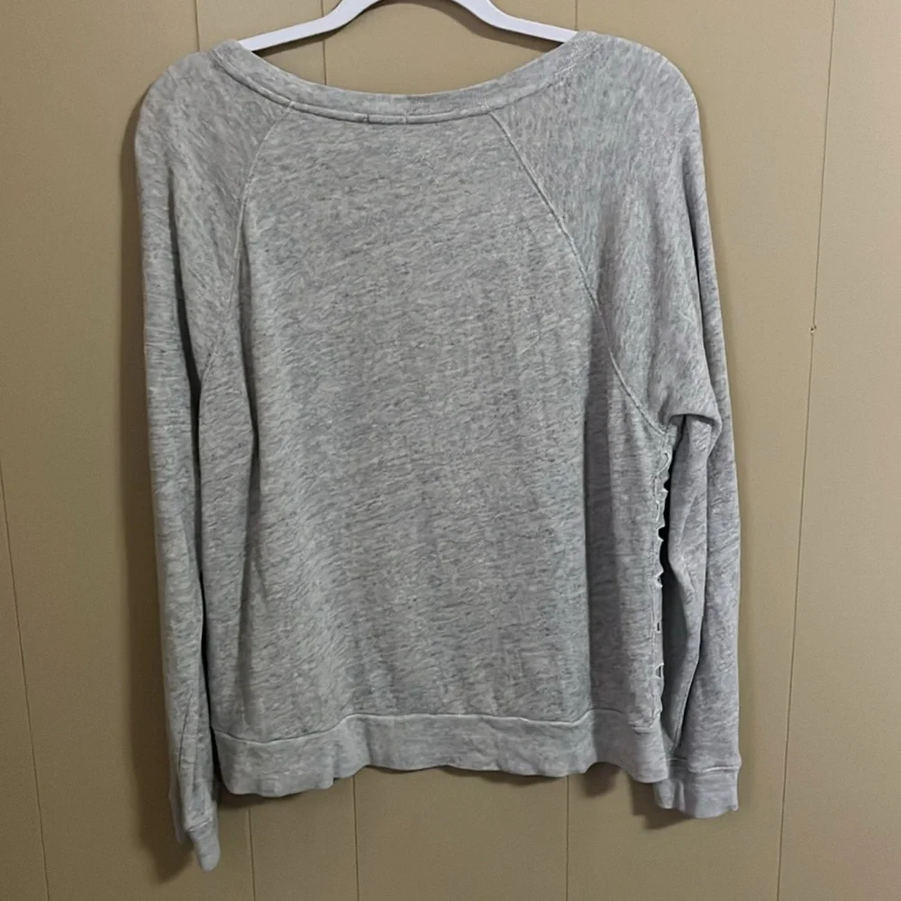 J. Crew Cotton Silk Eyelet Soft Sweater Size L Preppy Casual Lightweight Neutral